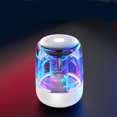 Altavoz Bluetooth Portátil de Columna con Graves Potentes y Luces LED