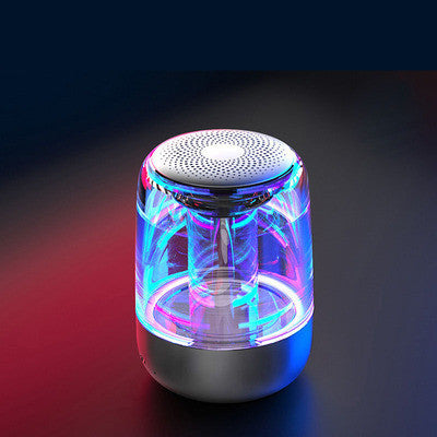 Altavoz Bluetooth Portátil de Columna con Graves Potentes y Luces LED