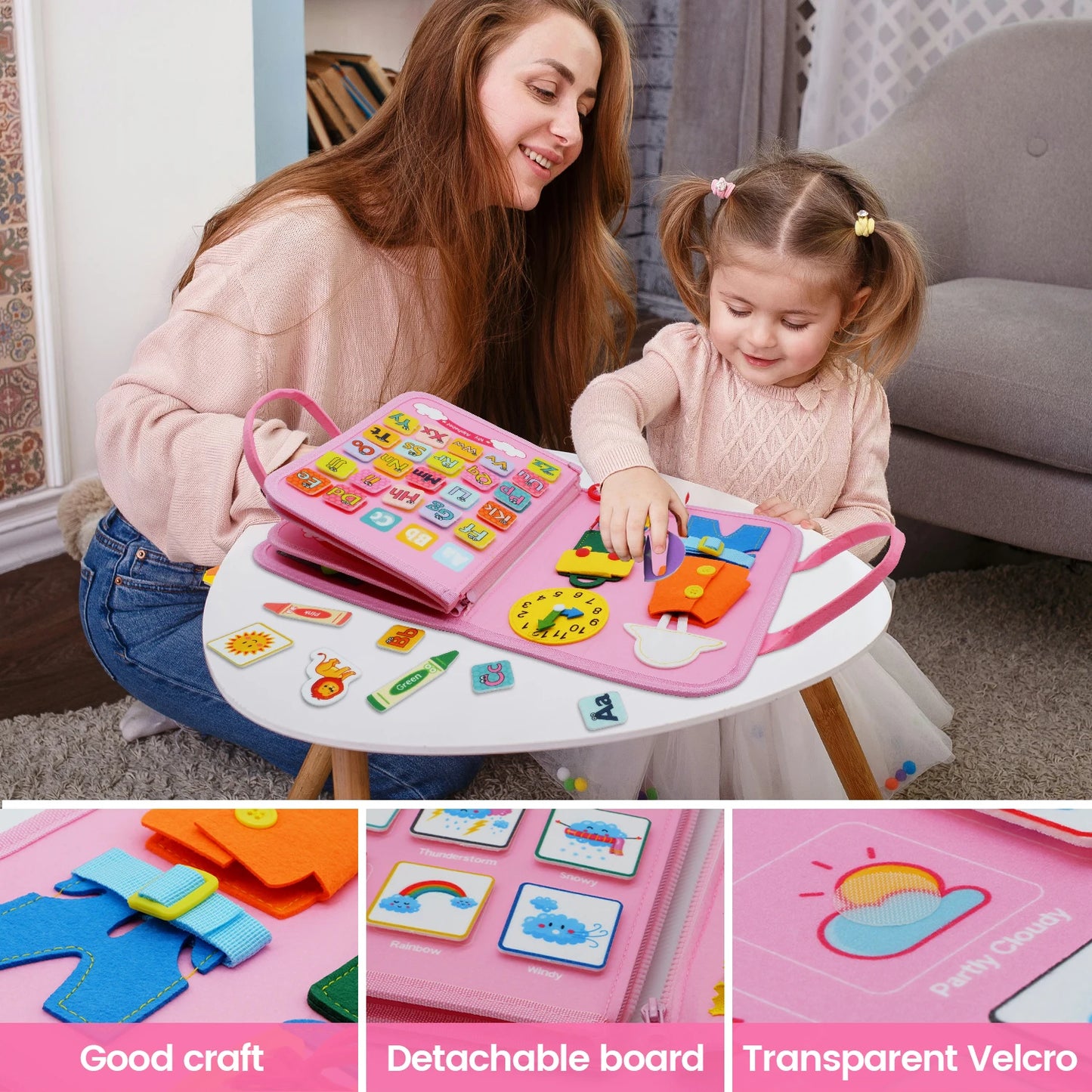 Montessori Tablero Ocupado Futuris - Actividades Educativas para Niños Pequeños