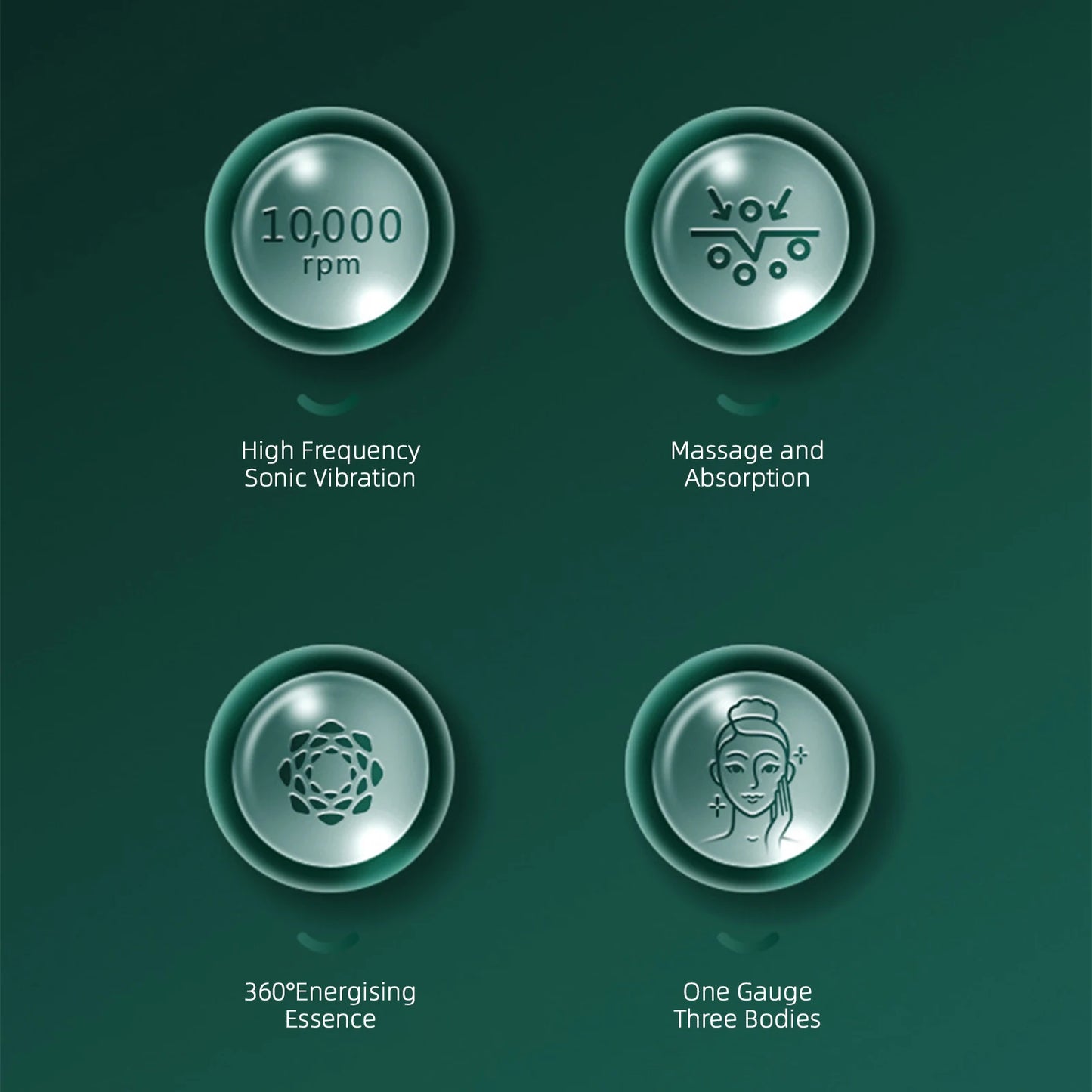 Dispositivo EMS Estiramiento Facial 3 en 1 - Masajeador Antienvejecimiento & FUTURIS TECHNOLOGIES