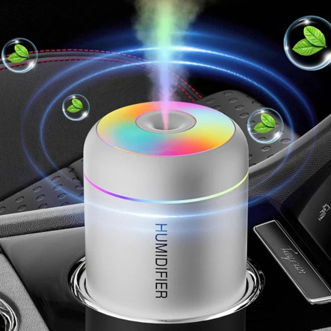 Mini Humidificador USB 180ml - Difusor Aromas LED para Casa y Coche