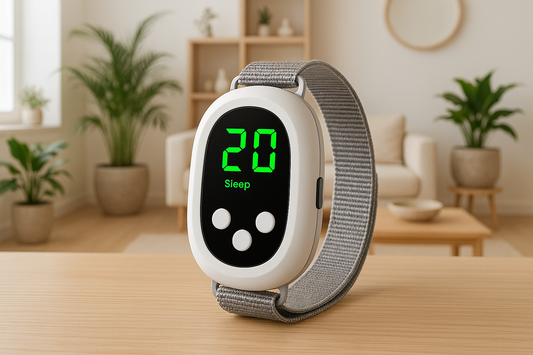 Dispositivo en apartamento minimalista