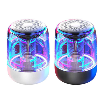Altavoz Bluetooth Portátil de Columna con Graves Potentes y Luces LED