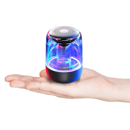 Altavoz Bluetooth Portátil de Columna con Graves Potentes y Luces LED