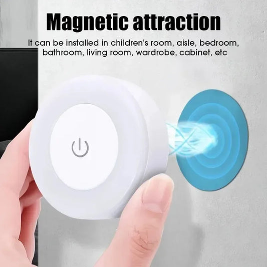 Luz Nocturna Recargable por USB Portátil | Lámpara LED Decorativa para Sala de Estar  y Dormitorio & FUTURIS TECHNOLOGIES