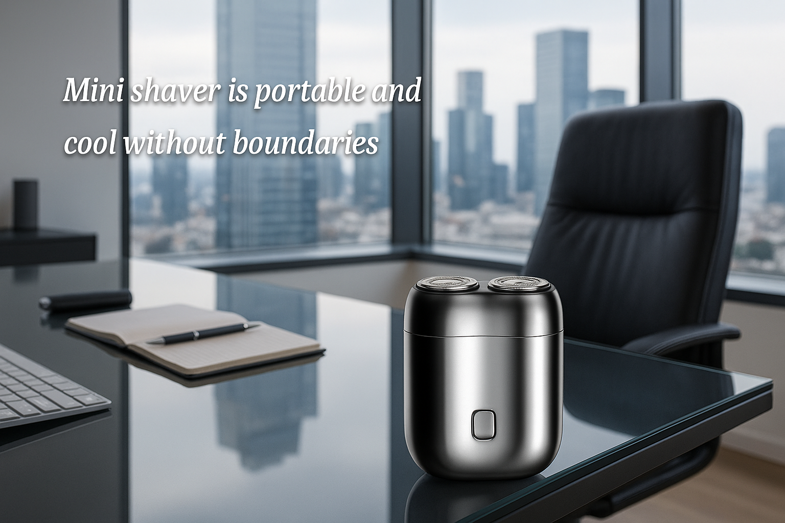 Afeitadora en oficina elegante