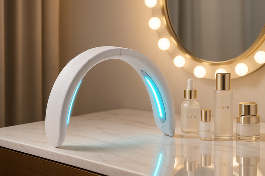 Dispositivo en tocador moderno